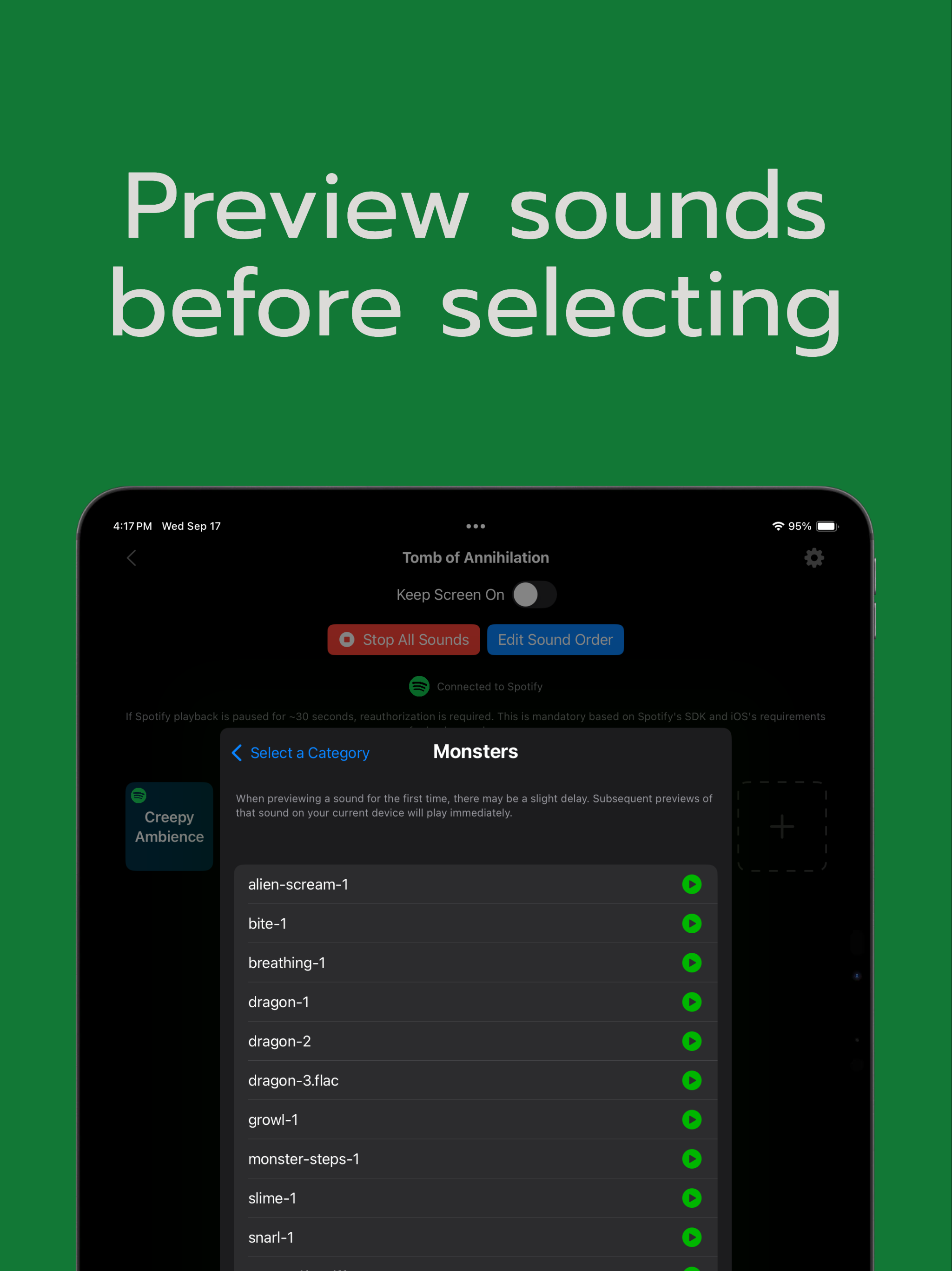 Dungeon Soundboard