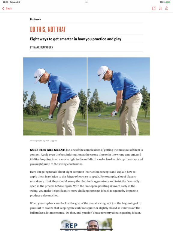 Screenshot #5 pour Golf Digest Magazine
