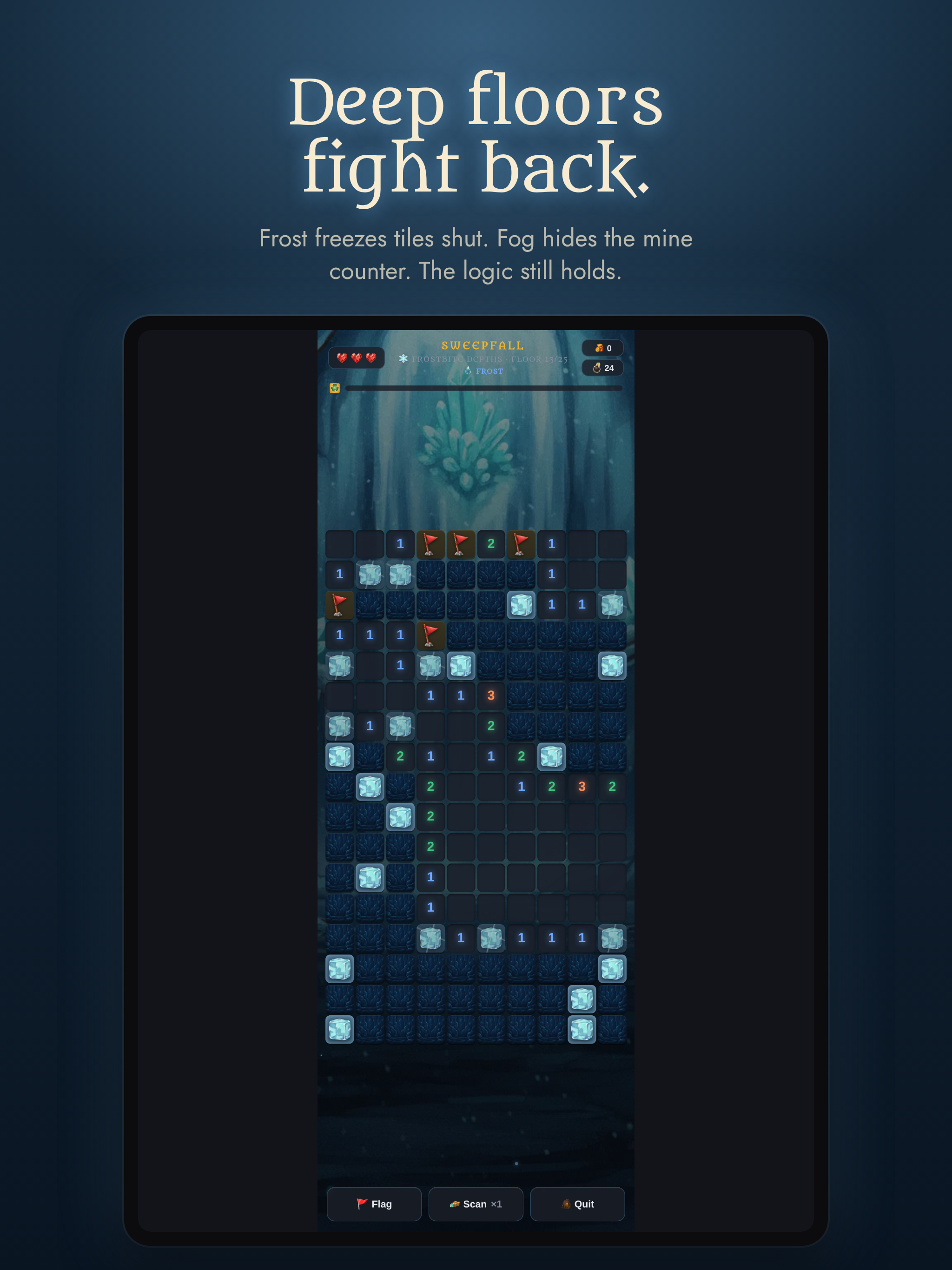 Sweepfall: Minesweeper RPG screenshot 9
