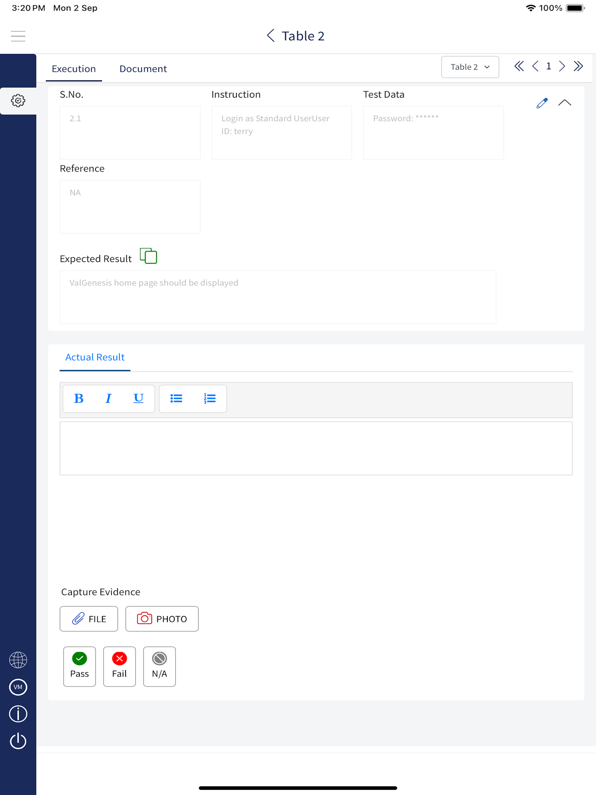 ValGenesis VLMS 4.2 PS1 screenshot 7