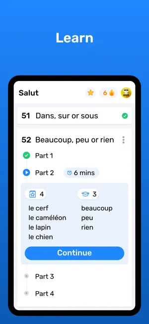 Wlingua - Learn French screenshot 2