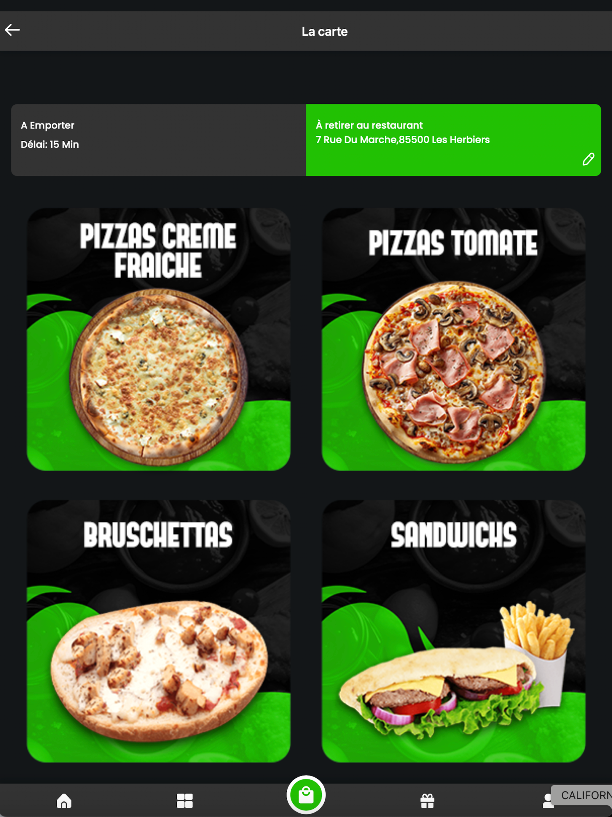 Californian Pizza