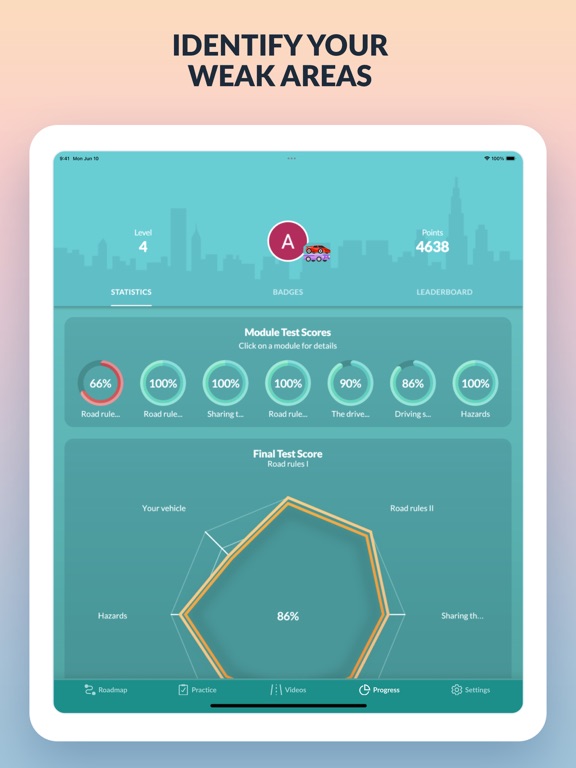 Zutobi: Permit & Driving Prep iPad screenshot 6 - Education app
