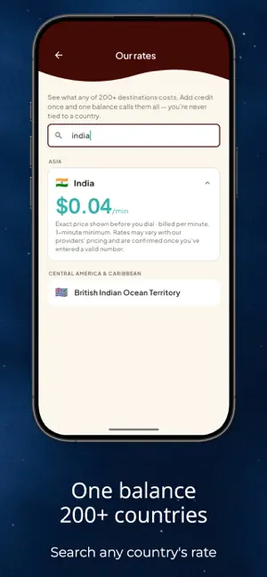 Kalum: Call Abroad over WiFi screenshot 3