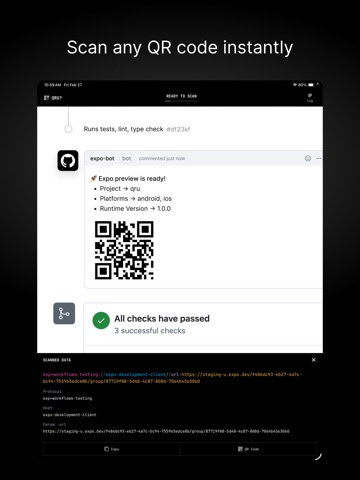 QRU? - QR Code Debugger iPad screenshot 1