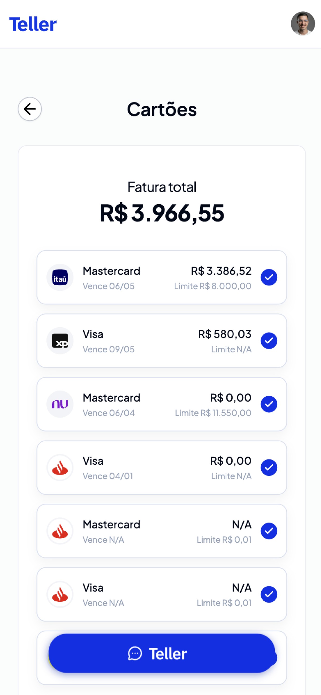 Teller: Finanças Inteligentes