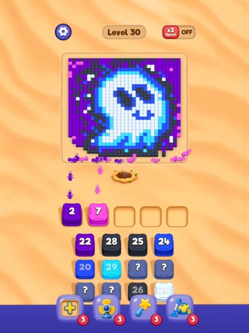 Ant Rush: Pixel Puzzle iPad screenshot