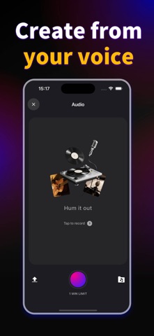 KP - AI Music & Song Generator iPhone screenshot