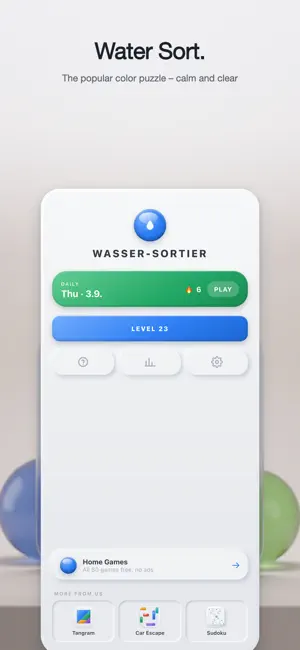Water Sort Offline: No Ads screenshot 1