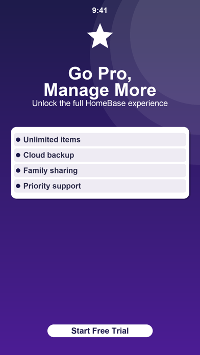 HomeBase - Home Inventory screenshot