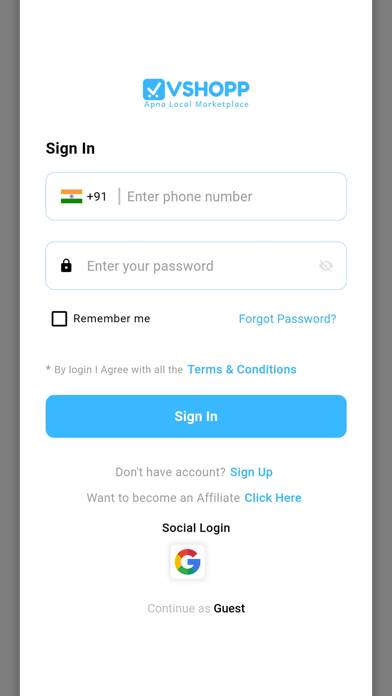 Vshopp - Apna Local Market Screenshot