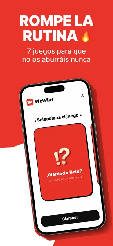 WeWild - Juegos en Pareja screenshot 1 of 5