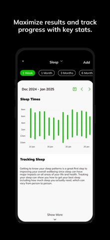 Evolution Health and Fitness iPhone screenshot