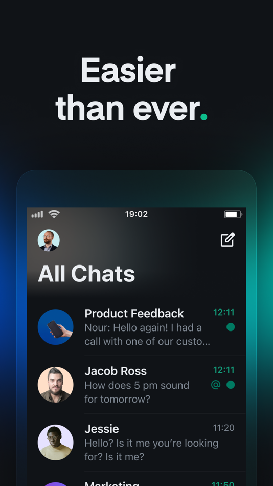 #2. Element X - Secure Chat & Call (iOS) By: Vector Creations Limited
