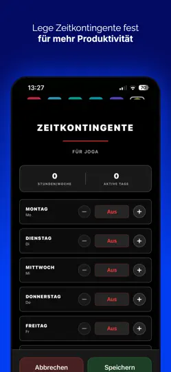 Capture d'écran de TrackYourLife - Zeiterfassung sur iPhone 4