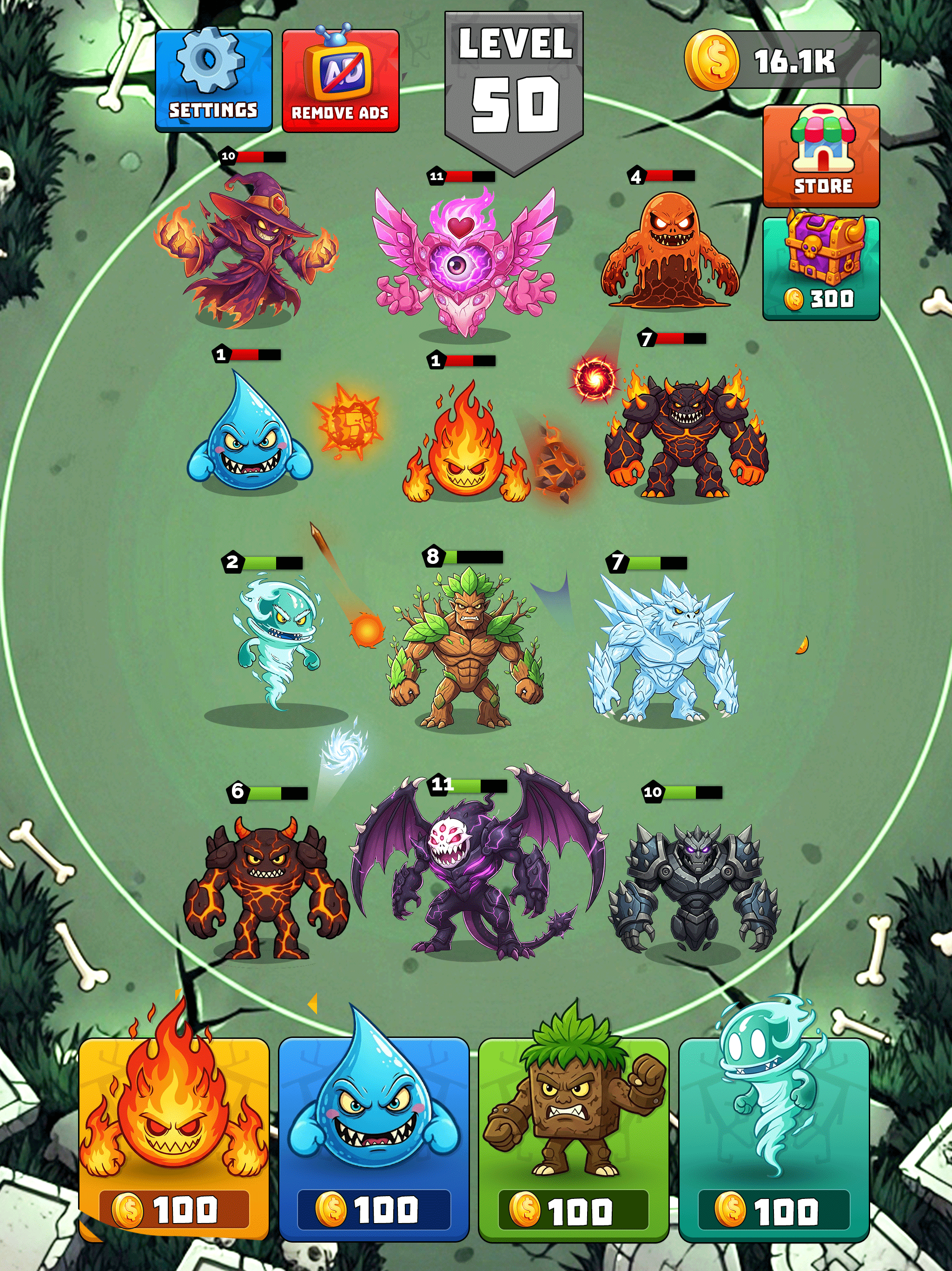 Elemental Merge : Monster Game screenshot 10