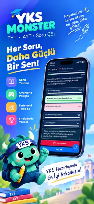 YKS Monster: TYT AYT Soru Çöz screenshot 1