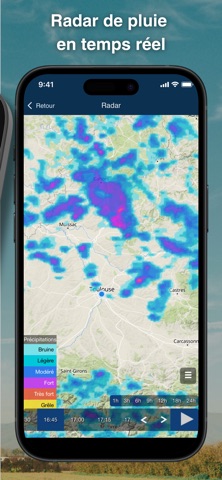 Météo & Radar Pluie meteoblue screenshot 3