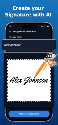 Signify AI Signature Generator screenshot