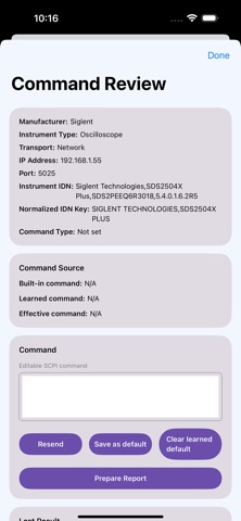 Instrument Voice Control screenshot