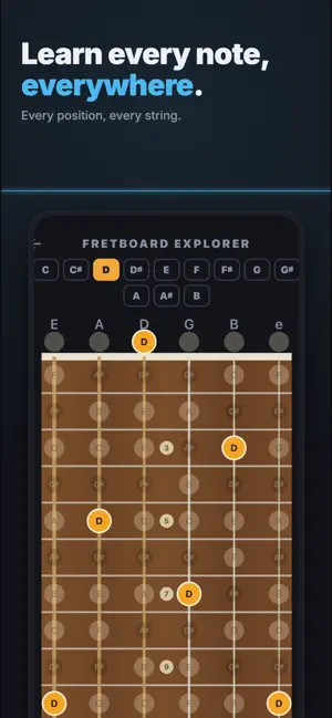 Fretboard King: Guitar notes screenshot 4