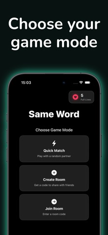 Same Word Game iPhone screenshot