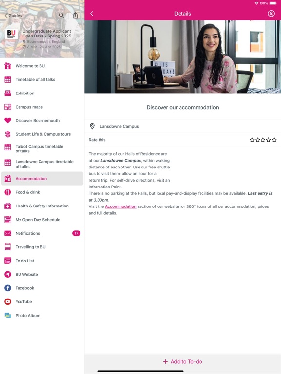 Bournemouth Uni Official App app screenshot 3