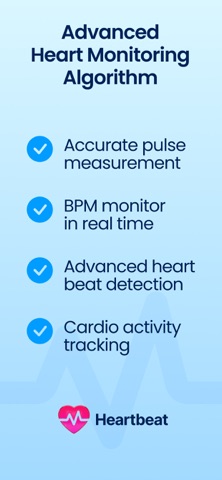 Heart rate monitor Heartbeat screenshot