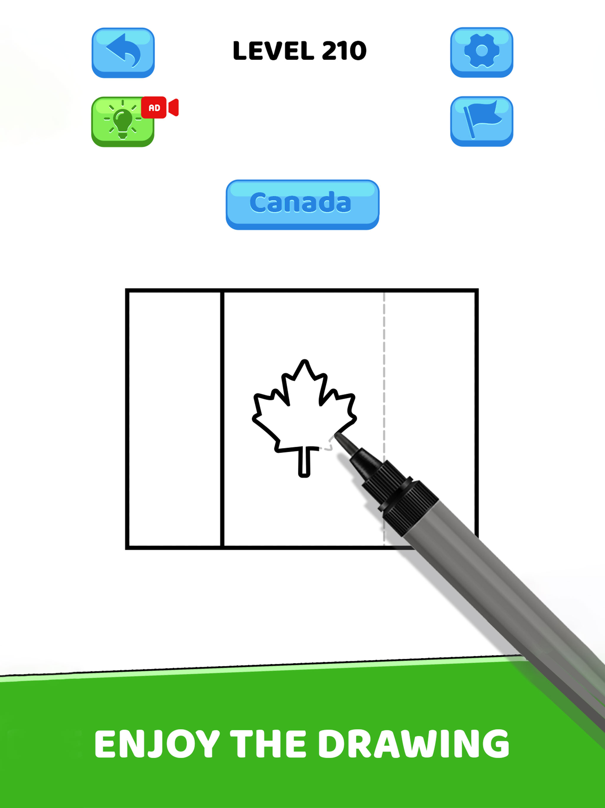 Flag Painting Draw Flag Puzzle screenshot 12