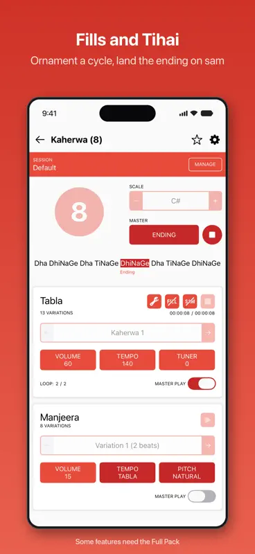 Rhythm with Tabla & Tanpura screenshot 3 of 7