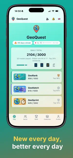 GeoQuest: World Geography Quiz screenshot 2
