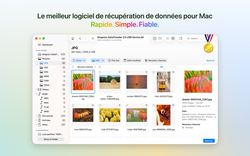 Screenshot #1 pour Clever Data Recovery