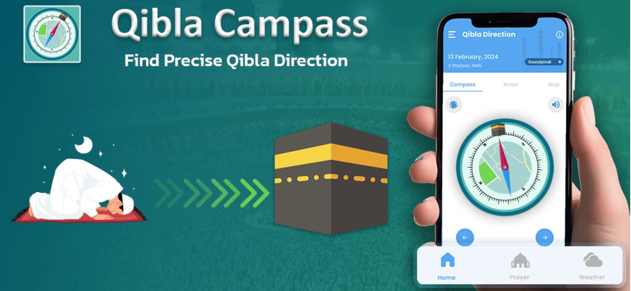 Screenshot 2 of Qibla Finder : Muslim Prayer