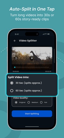 Splitter app for Long Stories Screenshot 2 of 4