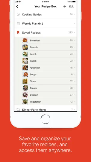 Скриншот NYT Cooking: Quick Tasty Meals на iPhone 6