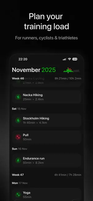 Shape: Training Planner screenshot 1