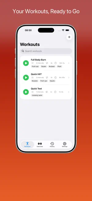 Reppeat: Fitness Workouts screenshot 2