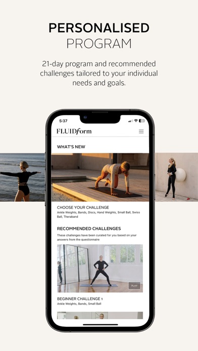 Screenshot 2 of Fluidform Pilates at Home App