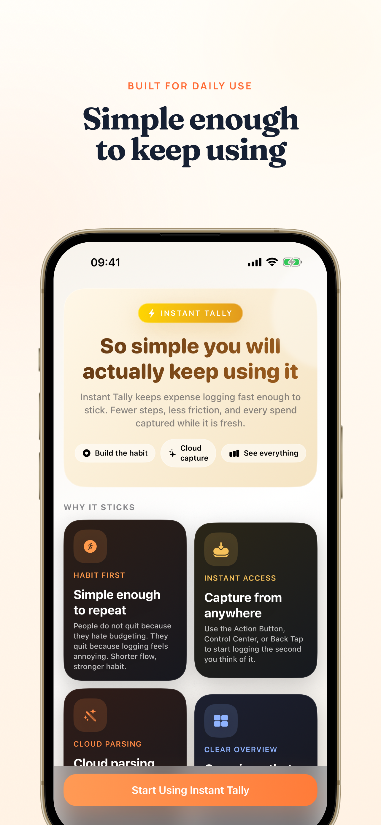 Instant Tally - AI Expense Log