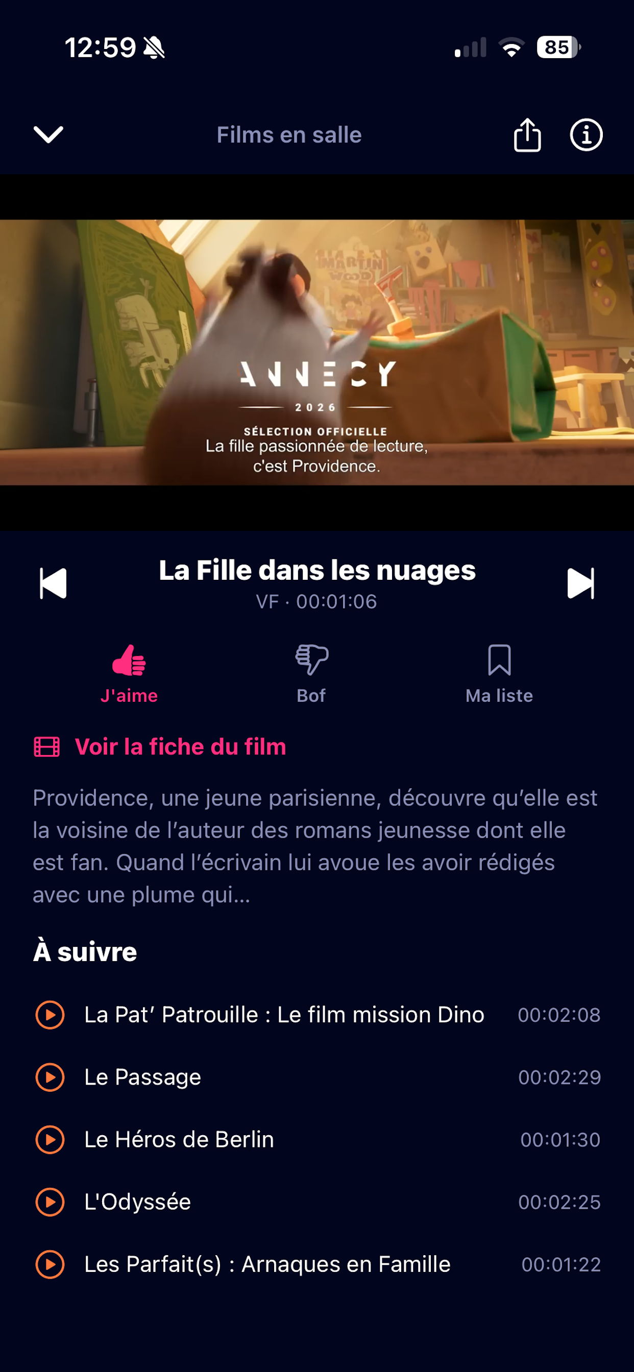 CinéPeek screenshot 2