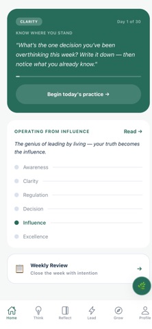 Lead with Confidence iPhone screenshot