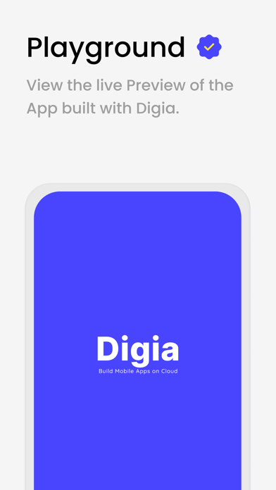 Digia Preview app screenshot