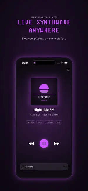 Nightride.fm Player screenshot 2
