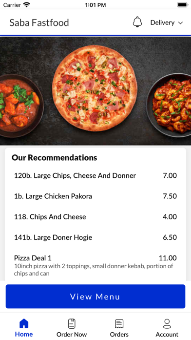 Saba Fastfood. Screenshot