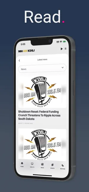 980 AM KDSJ screenshot 4
