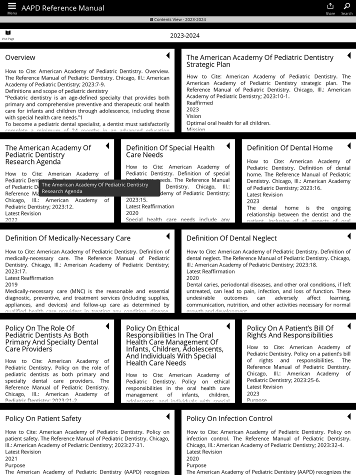 #5. AAPD Reference Manual (iOS) โดย: The American Academy of Pediatric Dentistry