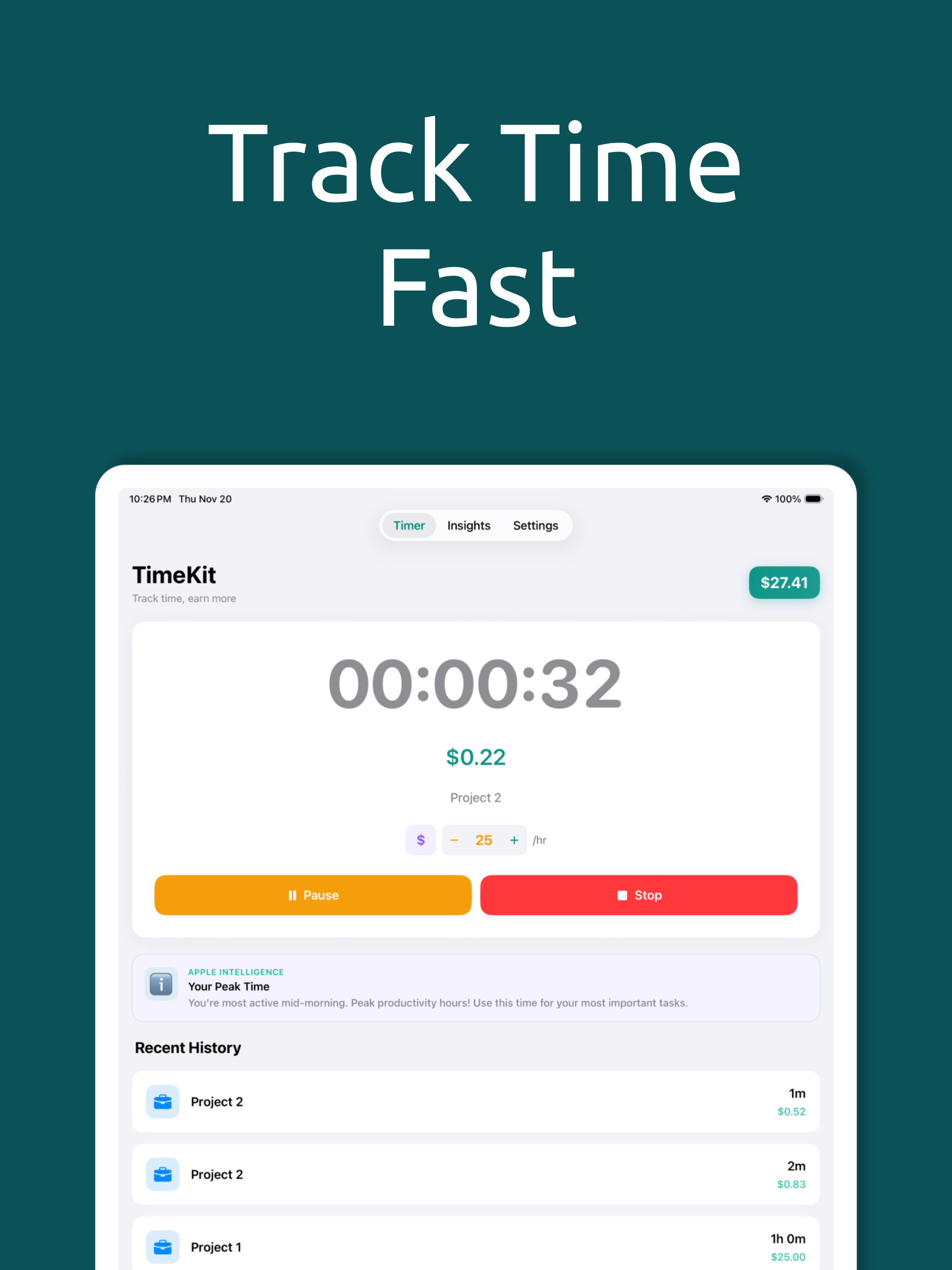 Workbill - Time & Invoice screenshot 5