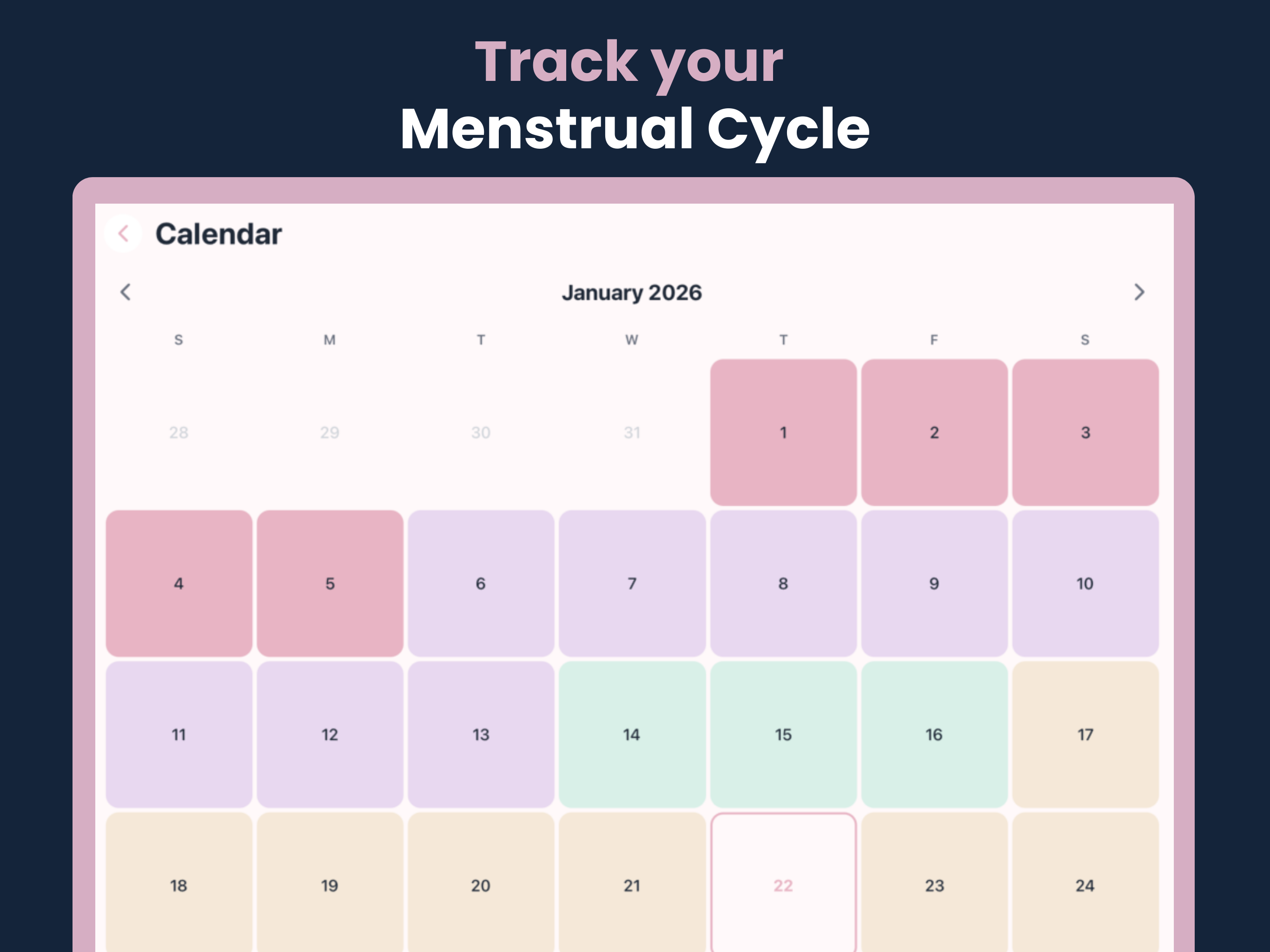 Venus Cycle & Period Tracker