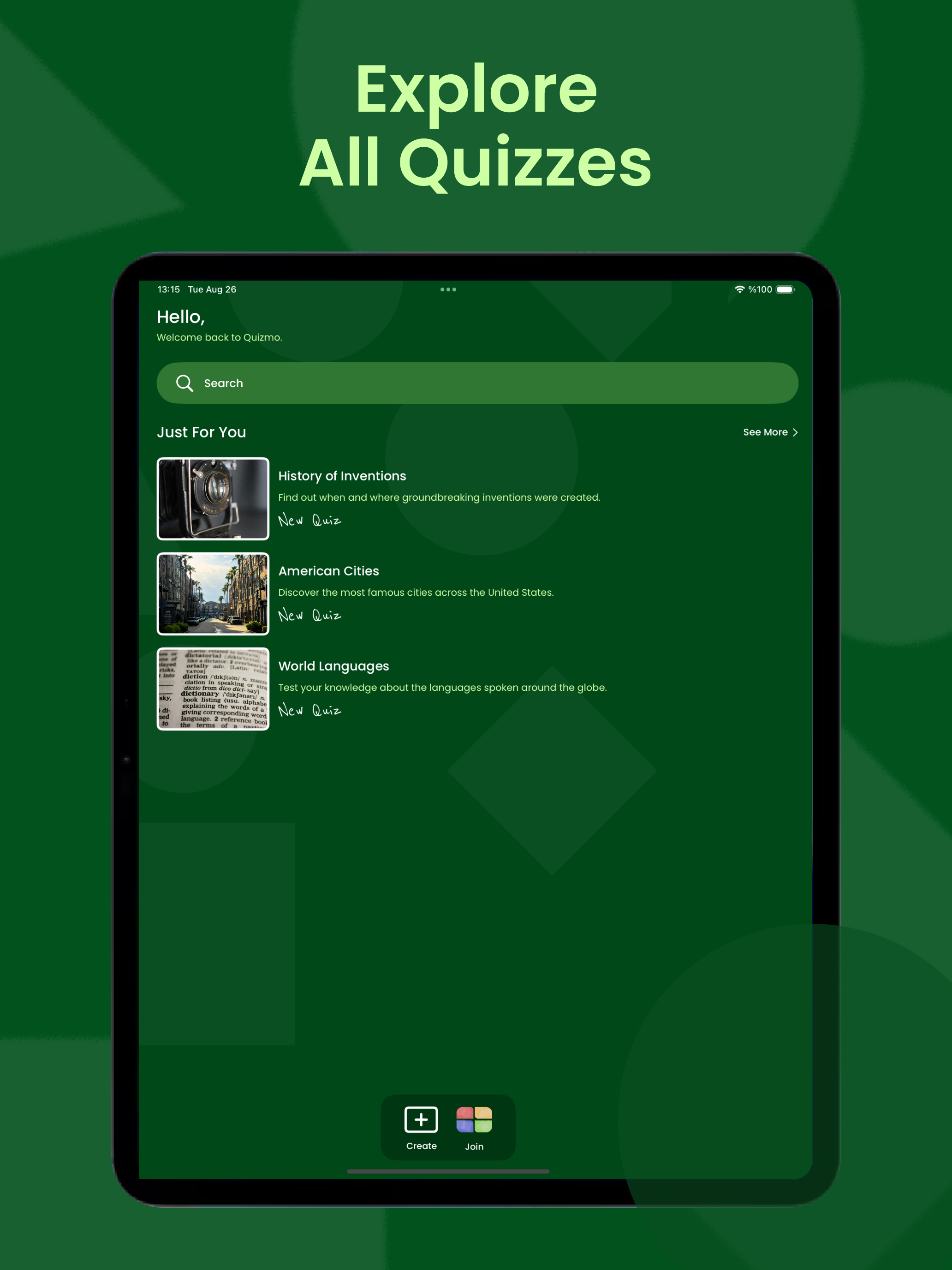 Quizmo: Play, Learn, Share Fun