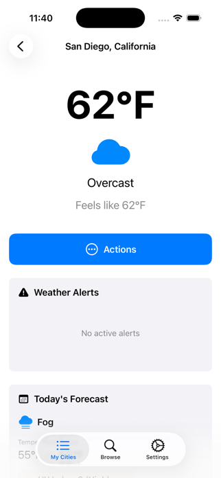 Weather Fast Screenshot 2 of 2